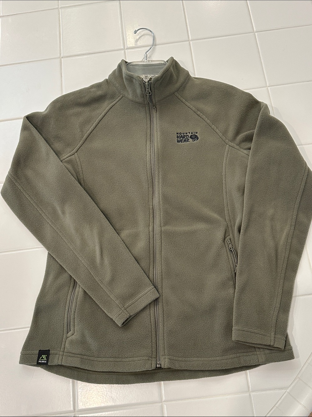 Mountain Hardwear Microchill Full Zip Fleece Jacket (olive)